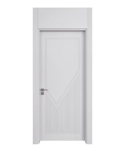 BY-4039V Porte intérieure laqué  Vitrée